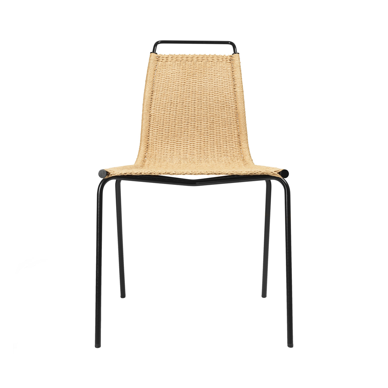 PK1 Chair: Black Powder-Coated Steel
