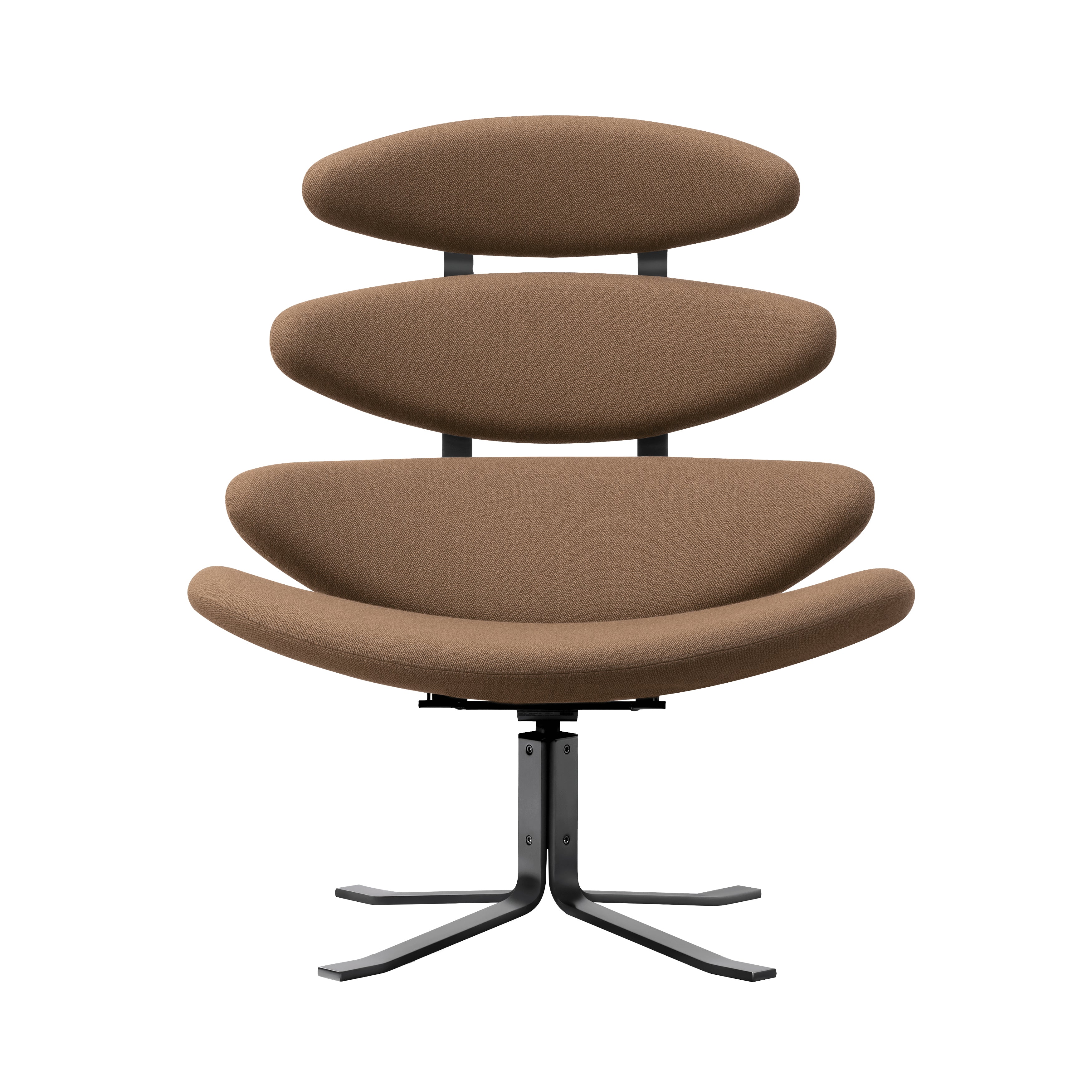 Corona Chair: Black + Without Ottoman