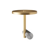 Calé(e) Table Lamp: Extra Large + Satin Brass + Satin Nickel + White Chinette