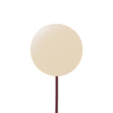 Parc 01 Table Lamp: Handswitch + Burgundy