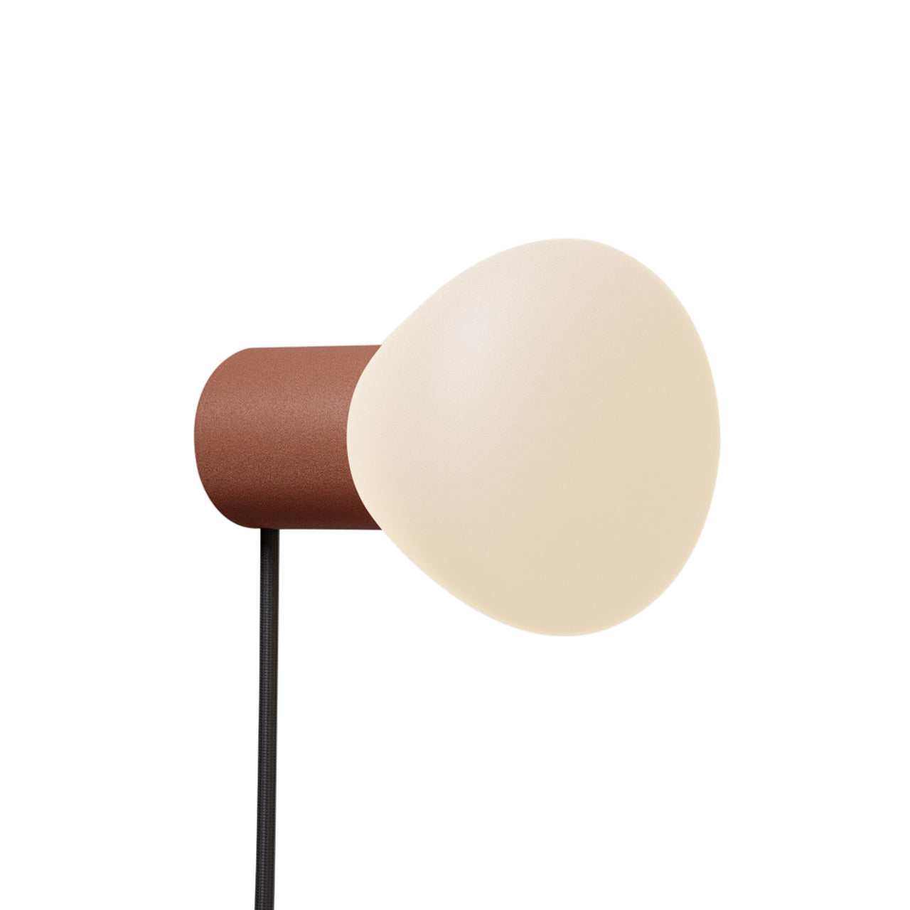 Parc 01 Table Lamp: Handswitch + Terracotta + Black