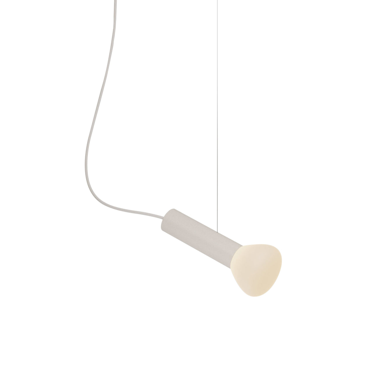 Parc 02 Pendant: with Anchor + Textured Beige + Beige