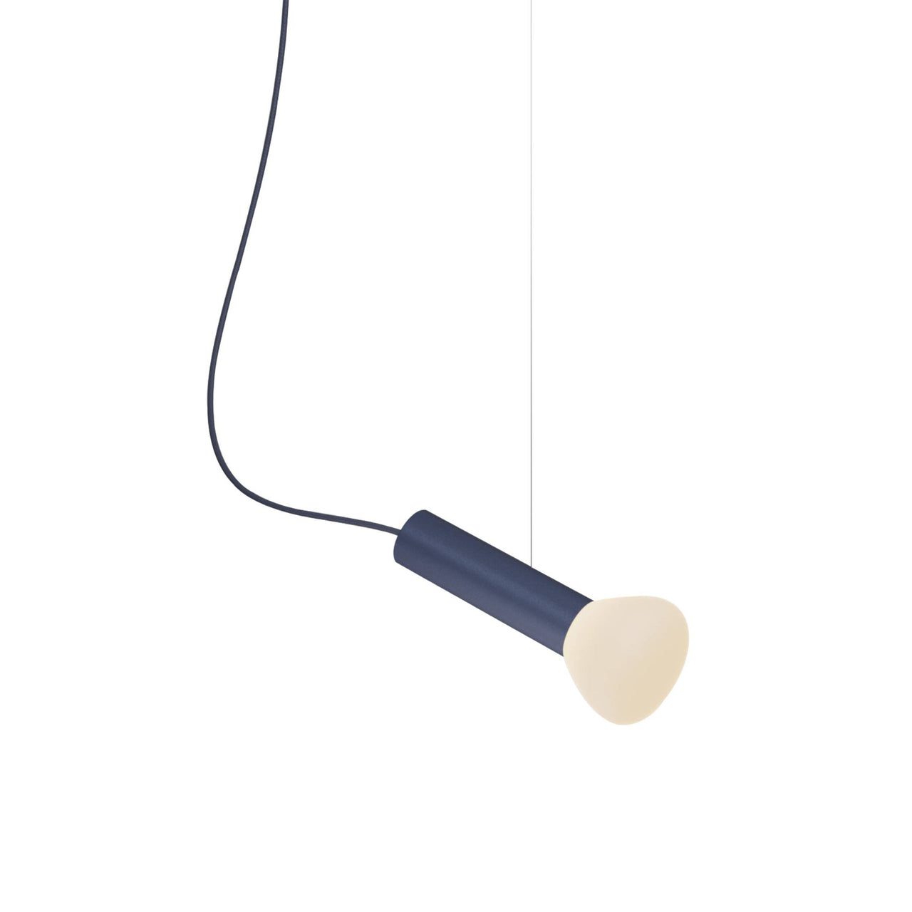 Parc 02 Pendant: with Anchor + Textured Midnight Blue + Midnight Blue