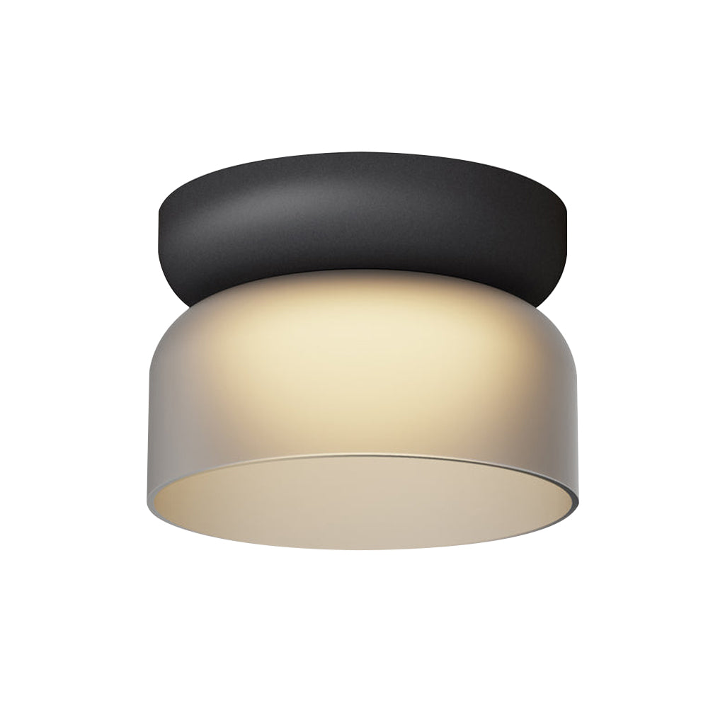 Totem Mini Flush Downlight: E + Etched Smoke + Black