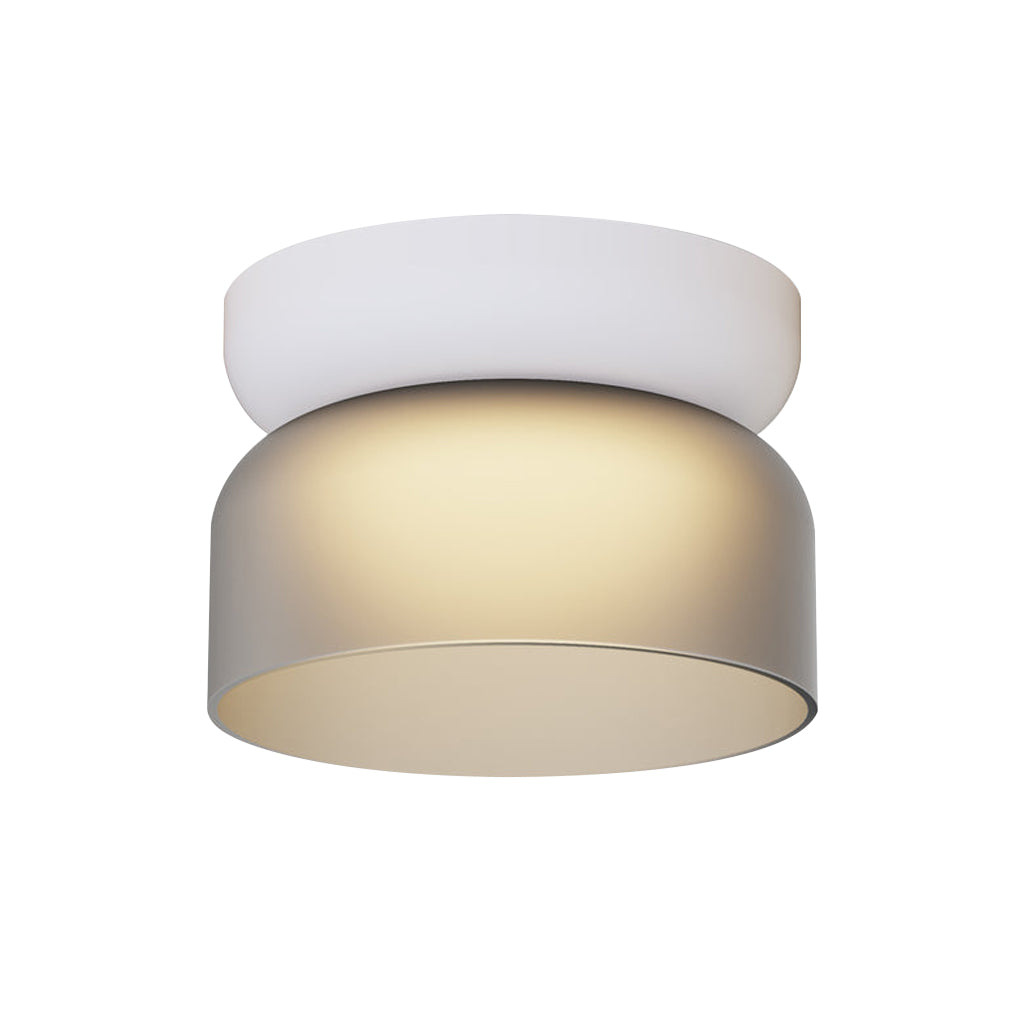 Totem Mini Flush Downlight: E + Etched Smoke + White