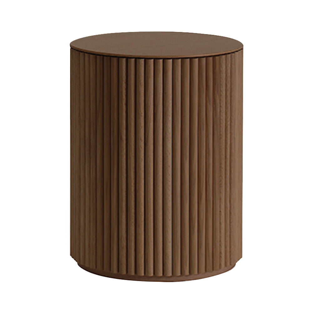 Petit Palais Side Table: High + Chestnut Stained Ash + Chestnut Stained Ash