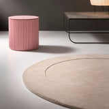 Trace Hand Tufted Round Rug: Large