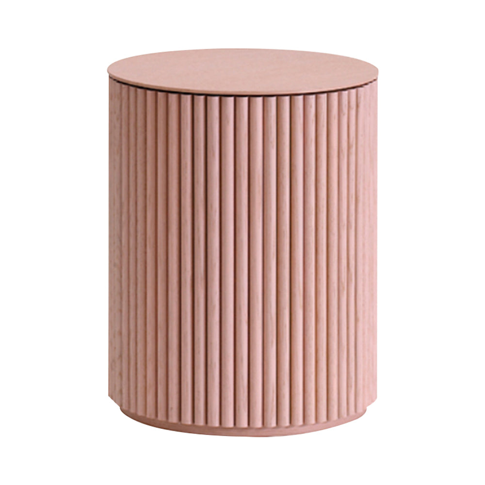 Petit Palais Side Table: High + Dusty Pink Stained Ash + Dusty Pink Stained Ash