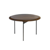 Piano Round Table: Medium + Oiled Walnut