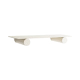 Pipeline Duo Wall Shelf: Pearl White