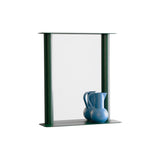 Pipeline Wall Mirror: Moss Green