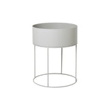 Plant Box: Round + Light Grey