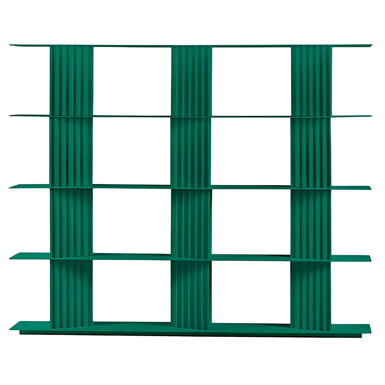 Plec Shelving: Medium + High + Emerald Green