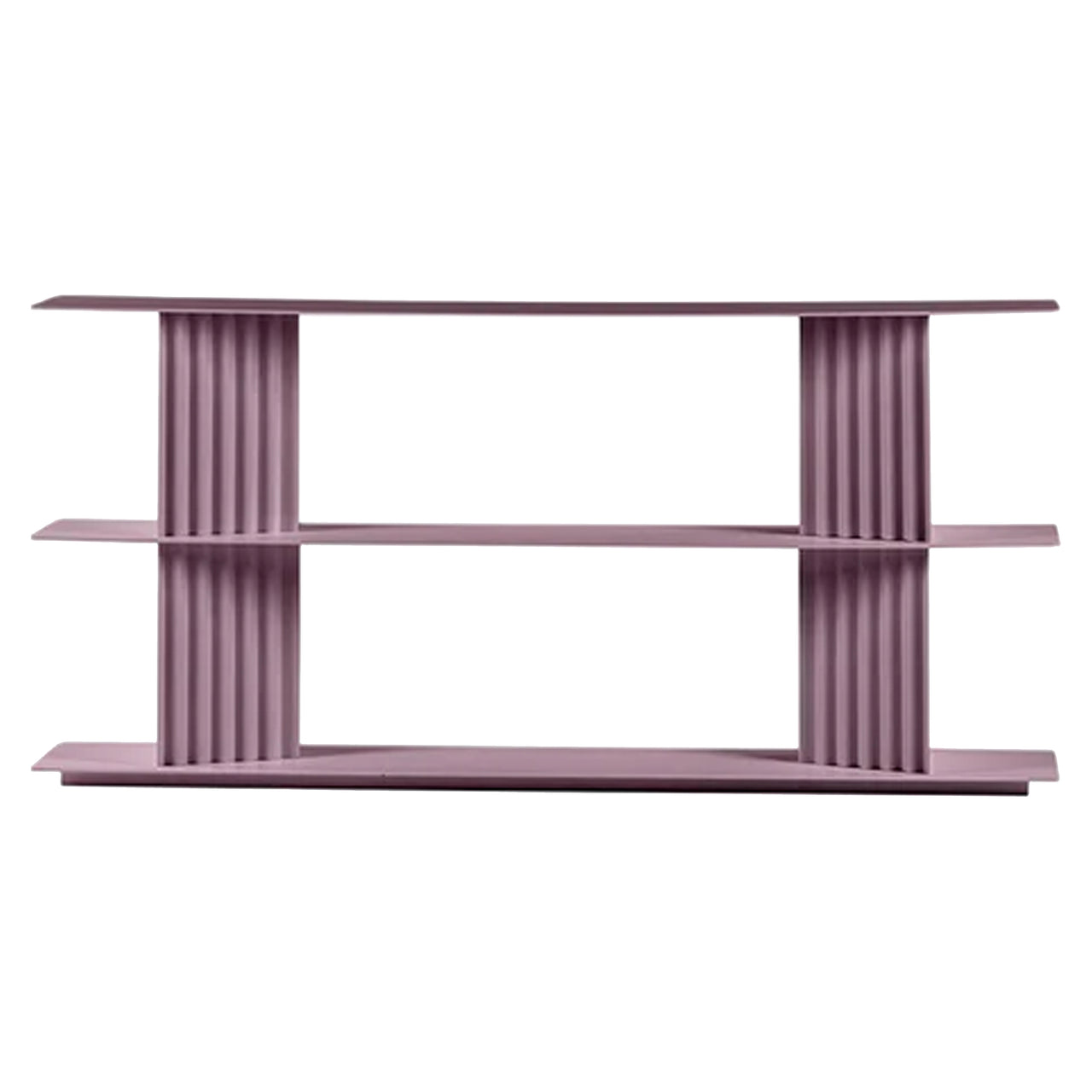 Plec Shelving: Small + Low + Pastel Violet