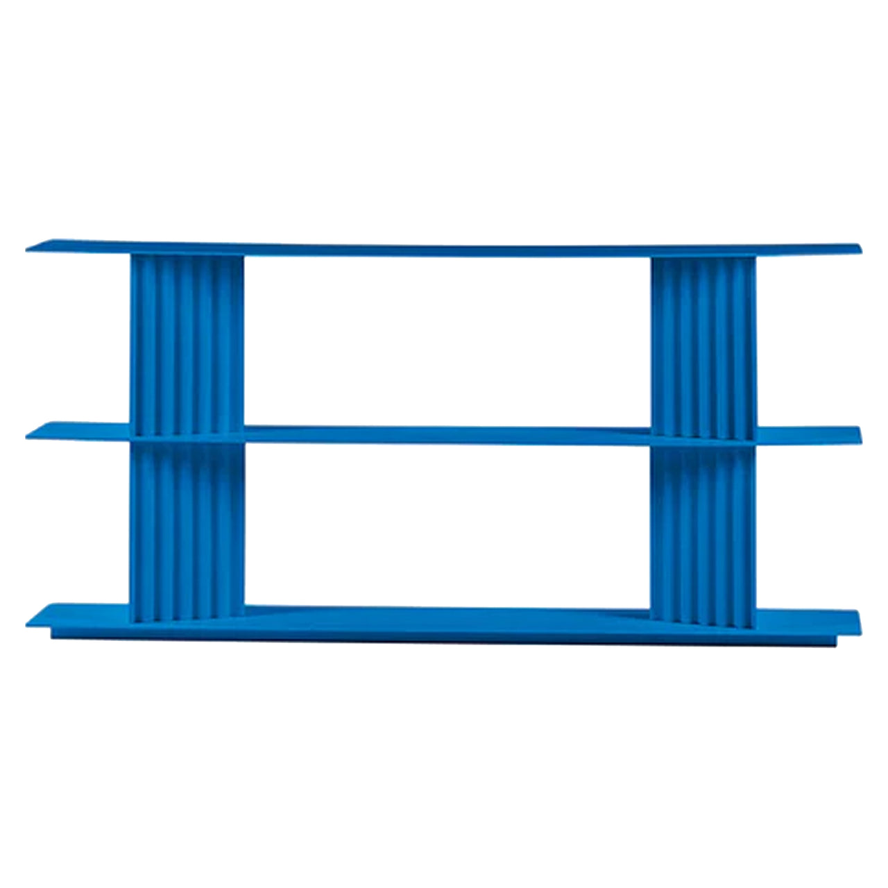 Plec Shelving: Small + Low + Sky Blue