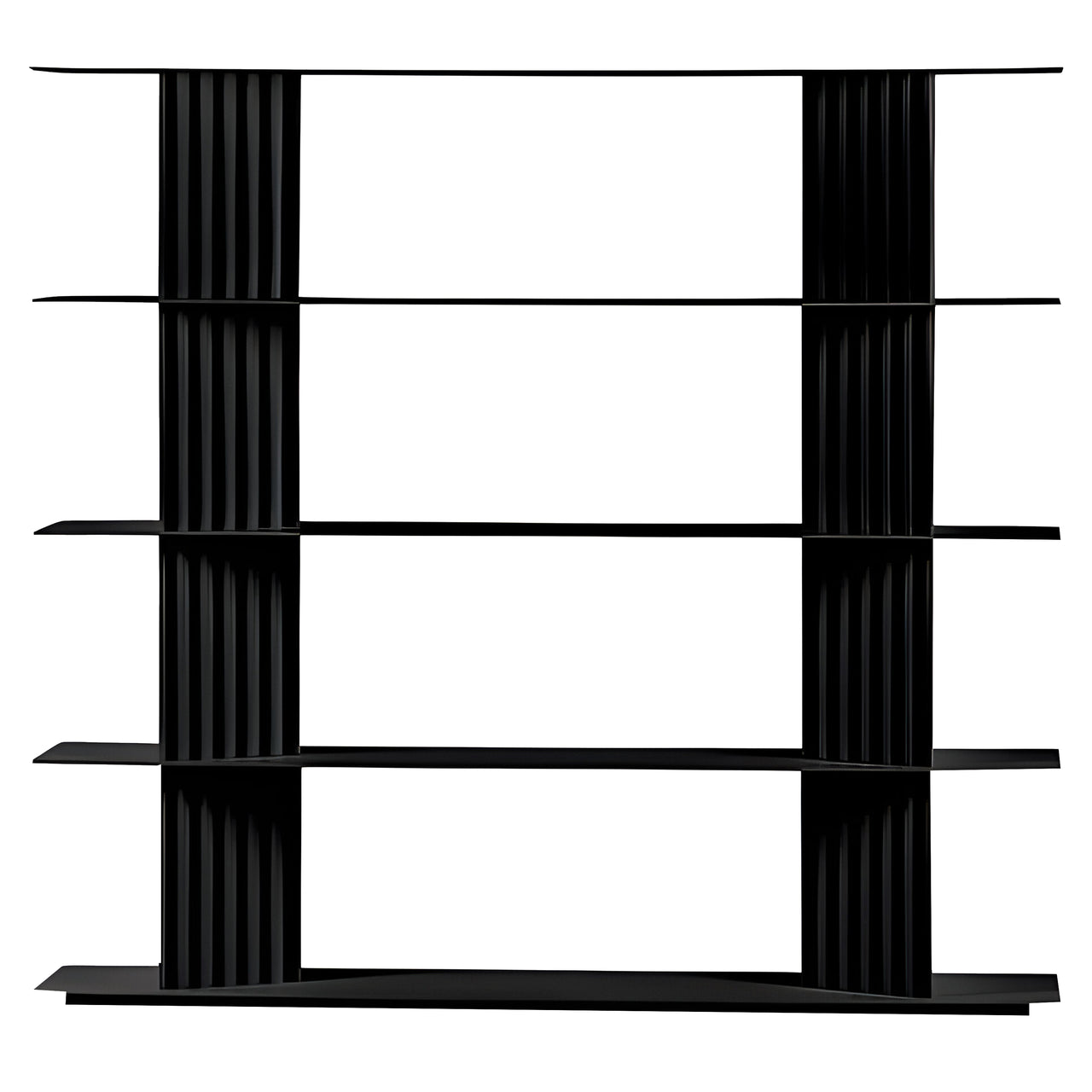 Plec Shelving: Small + High + Jet Black