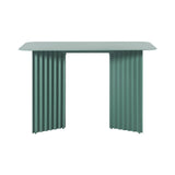 Plec Desk: Steel + Green