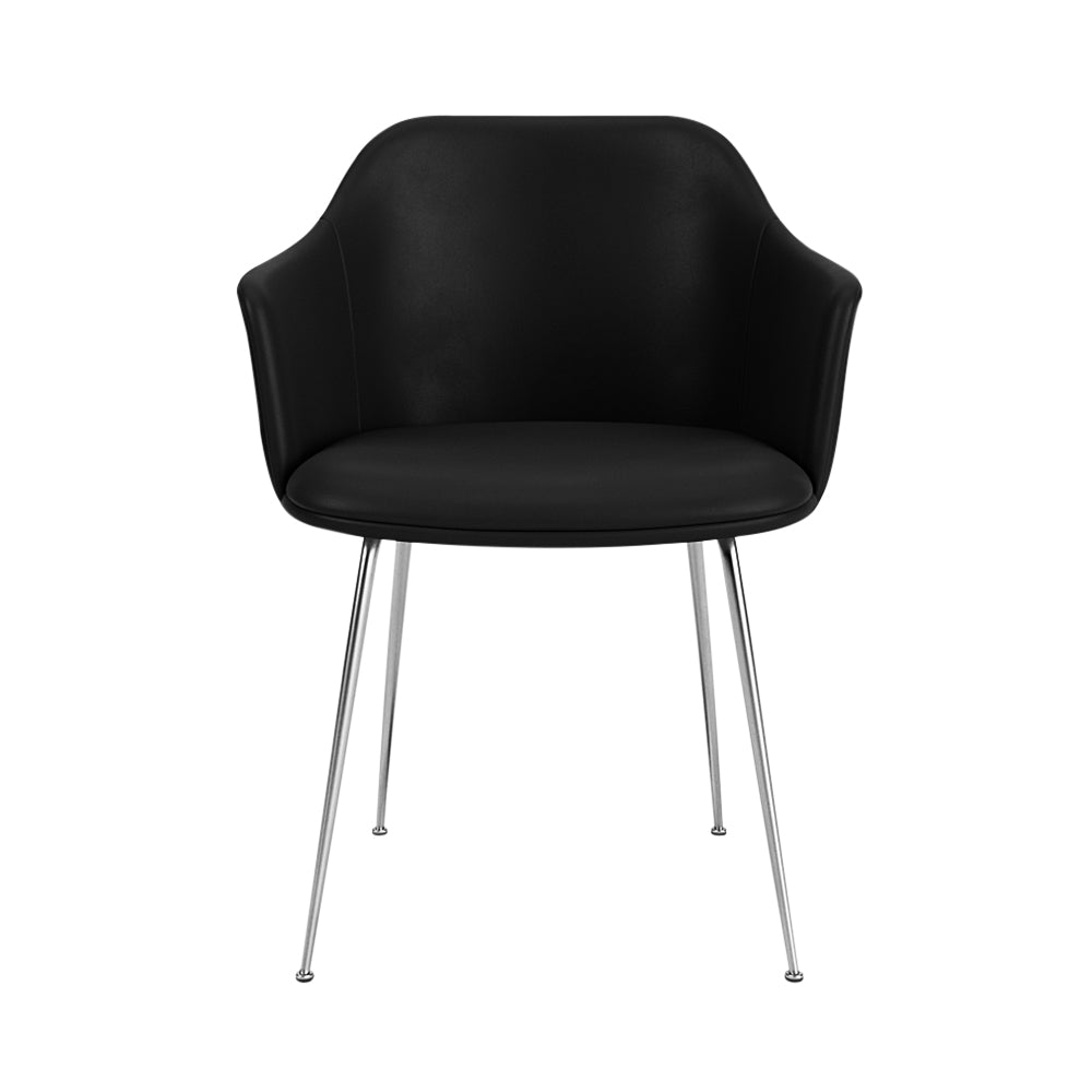 Rely Armchair HW37: Set of 4
+ Chrome