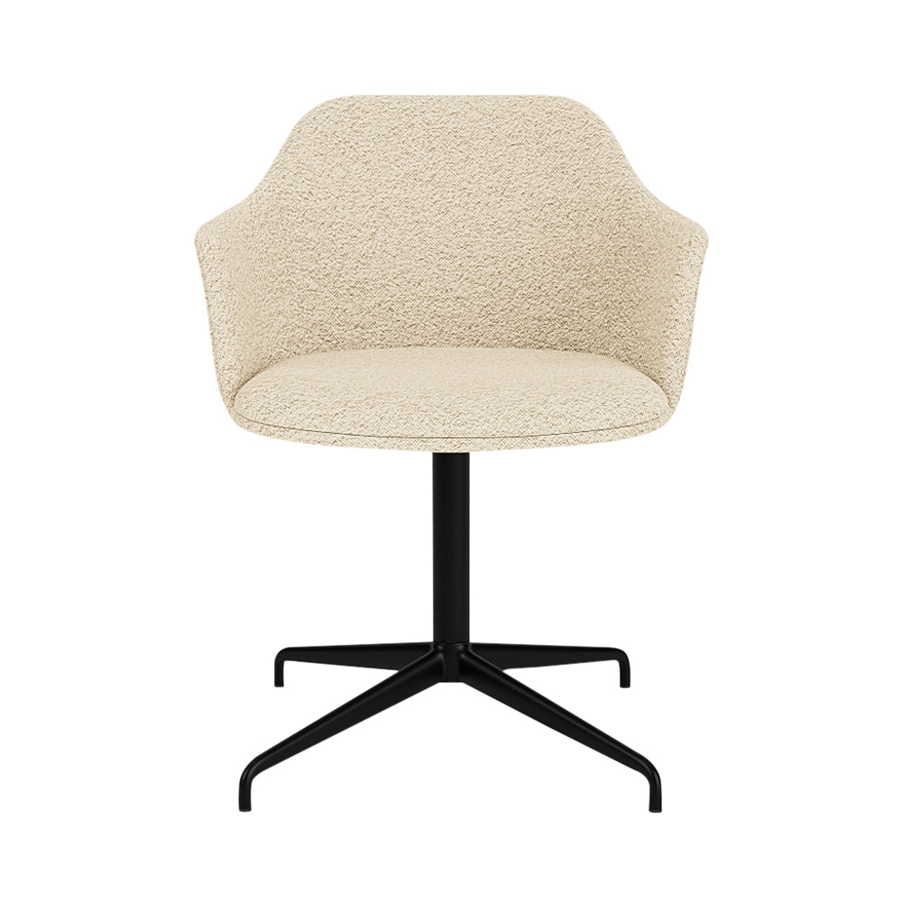 Rely Armchair HW42: Set of 4 + Black