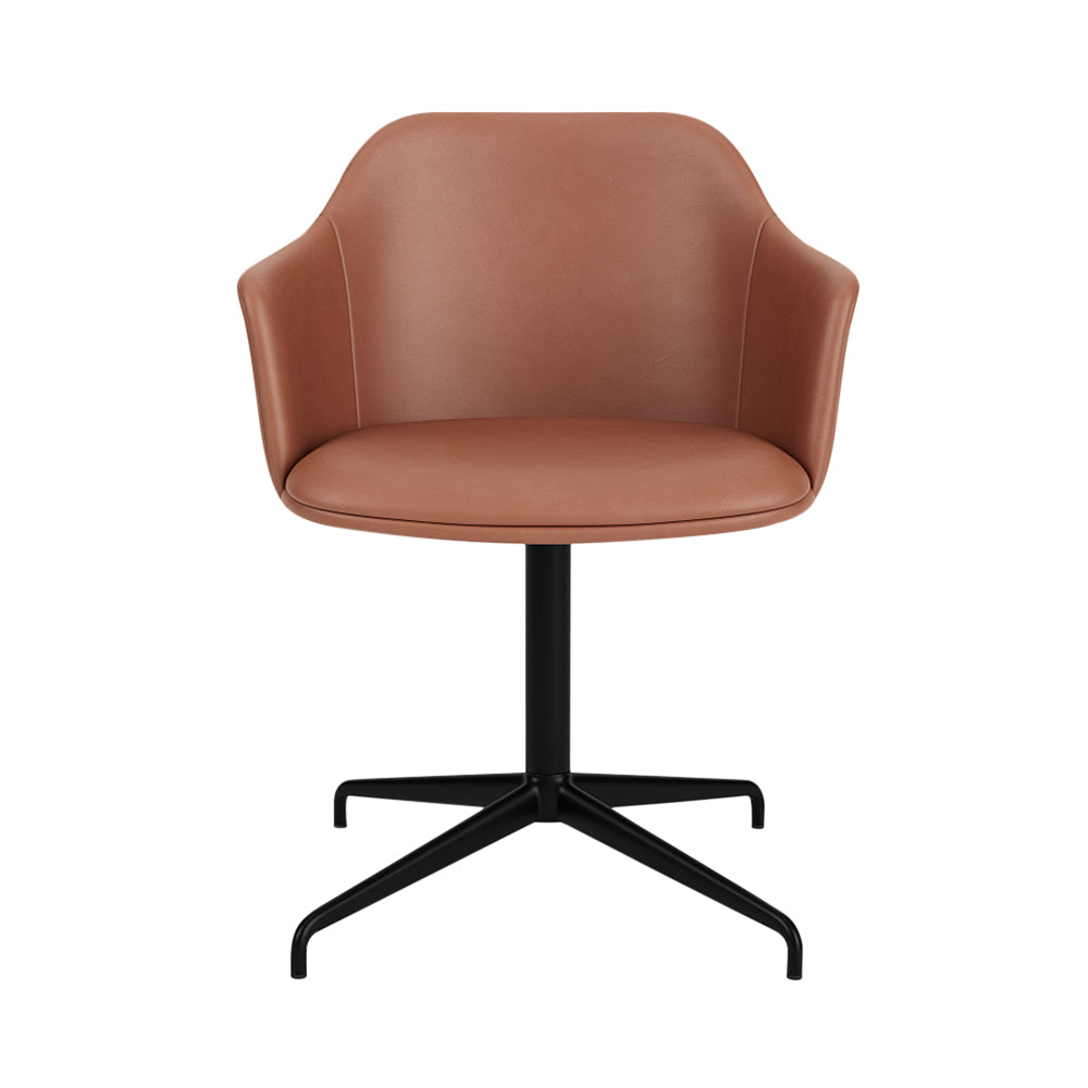 Rely Armchair HW47: Set of 4 + Black