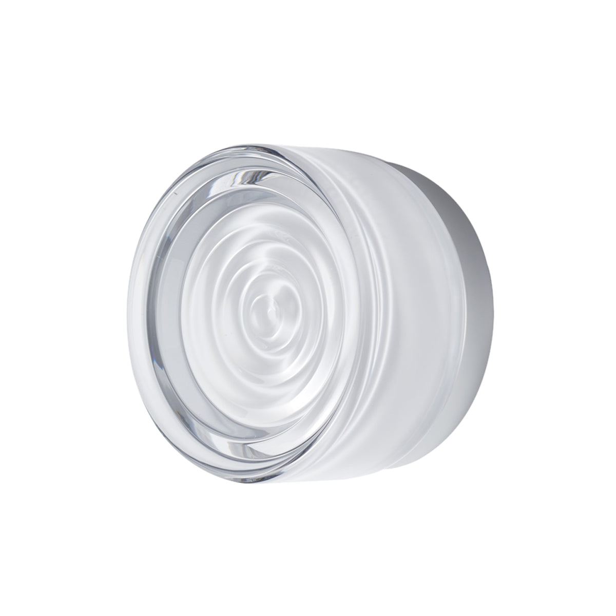 Ripple Sconce: White Interior Glass Finish + Natural Anodized