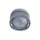 Ripple Flush Mount: Smoked + Natural Anodized