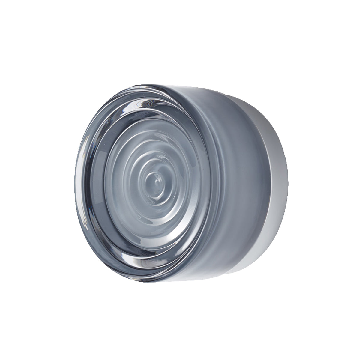Ripple Sconce: Smoked Glass Finish + Natural Anodized
