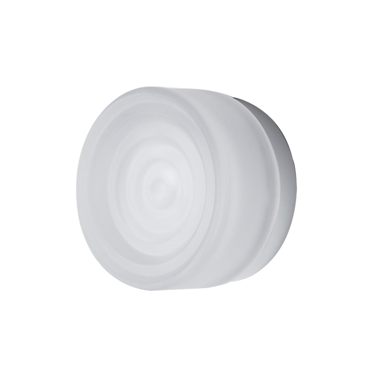 Ripple Sconce: Frosted Glass Finish + Natural Anodized