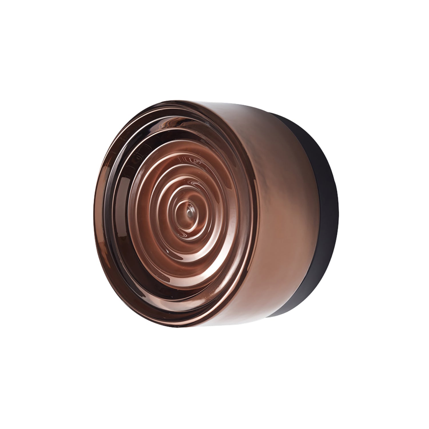 Ripple Sconce: Copper Exterior + Black Anodized
