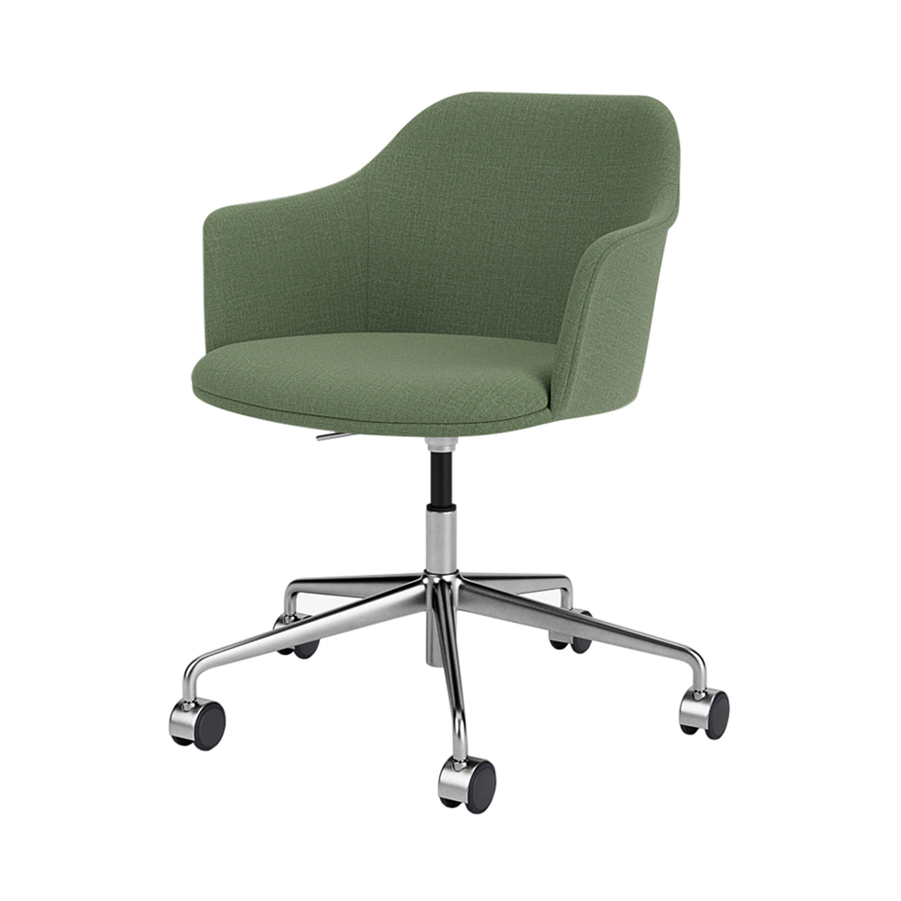 Rely Armchair HW57: Set of 4 + Polished Aluminum
