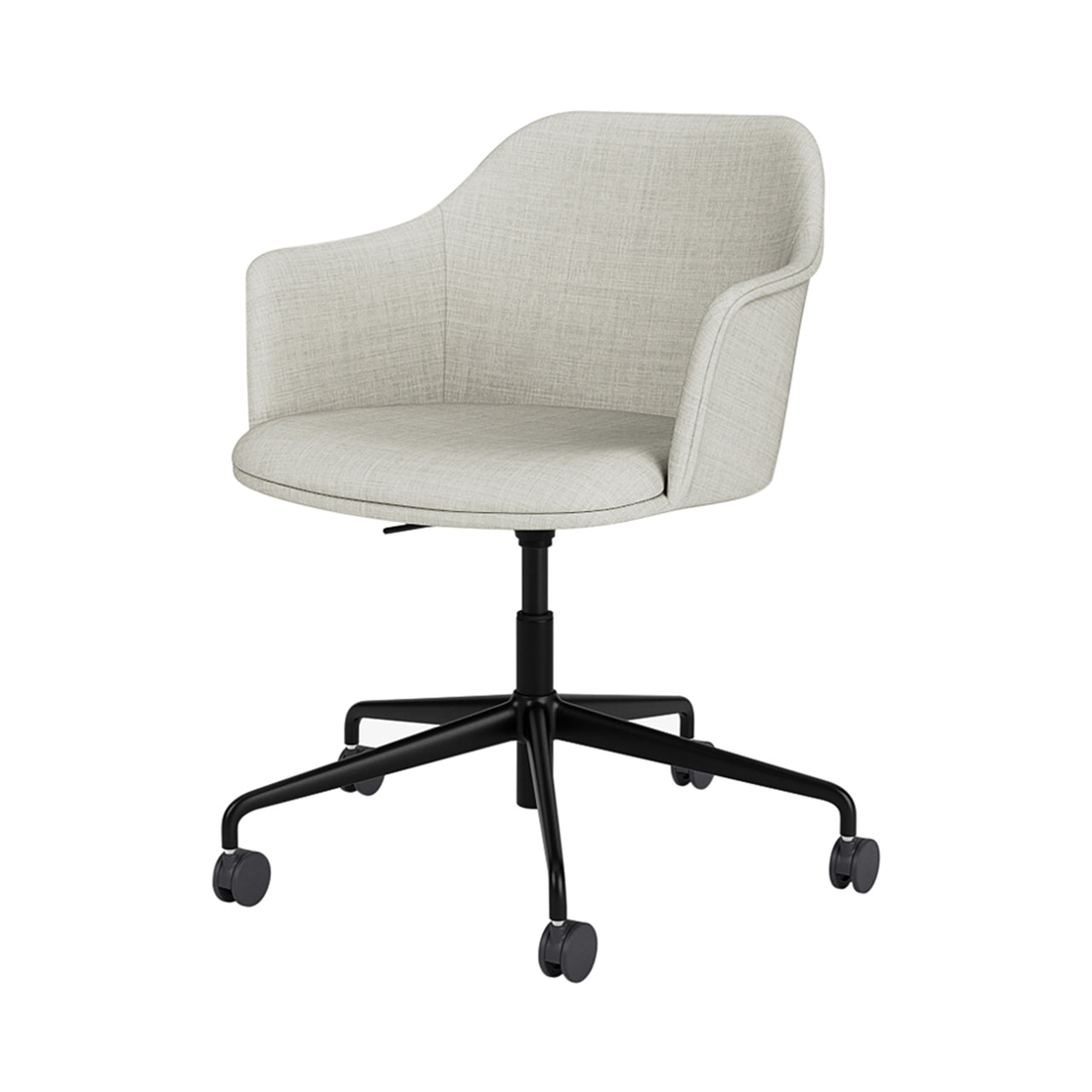 Rely Armchair HW57: Set of 4 + Black