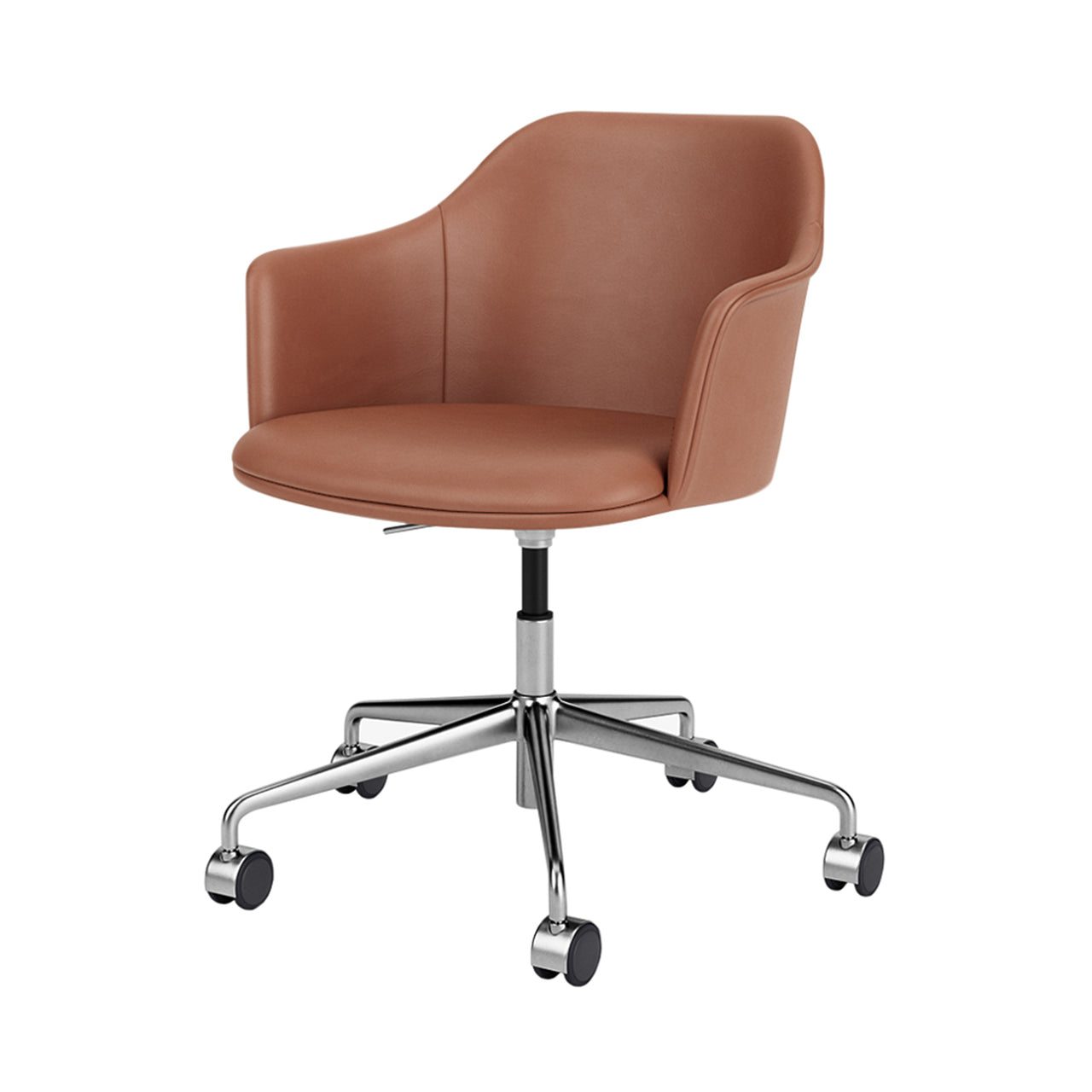 Rely Armchair HW57: Set of 4 + Polished Aluminum