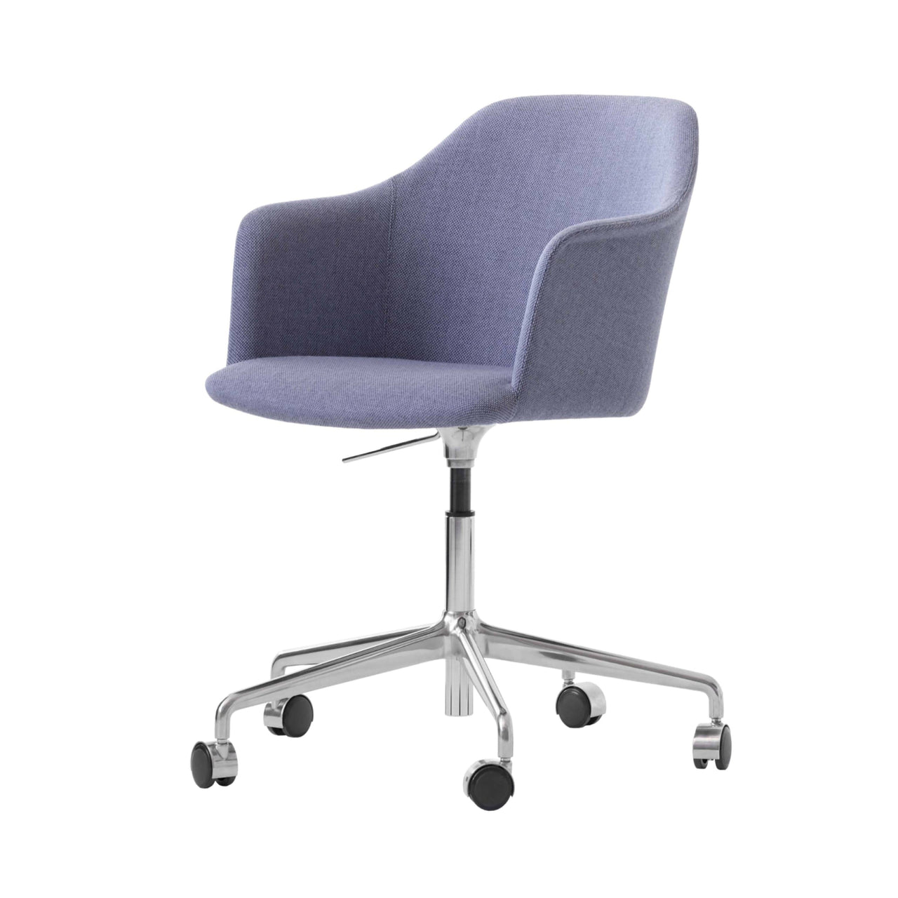 Rely Armchair HW55: Polished Aluminum