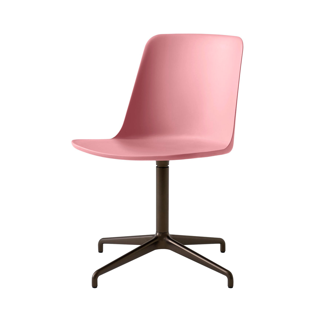 Rely Chair HW16: Soft Pink + Bronzed