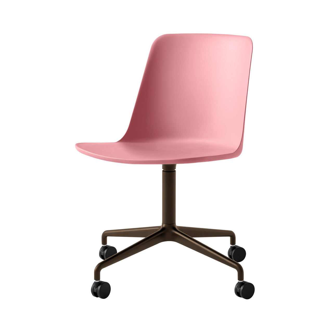 Rely Chair HW21: Soft Pink + Bronzed