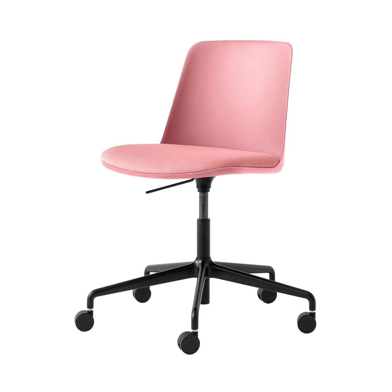 Rely Chair HW29: Soft Pink + Black