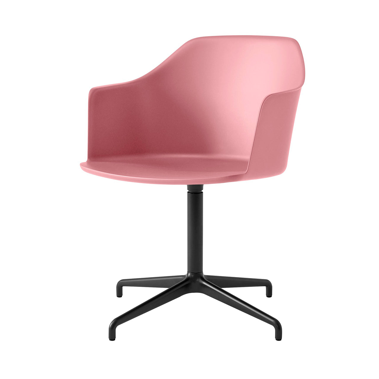 Rely Armchair HW43: Soft Pink + Black