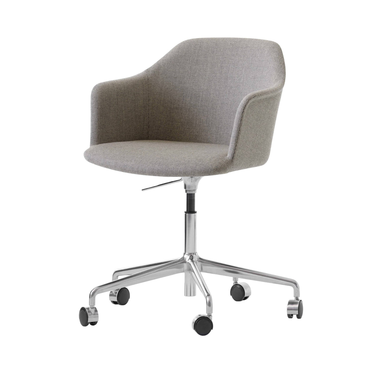 Rely Armchair HW55: Polished Aluminum