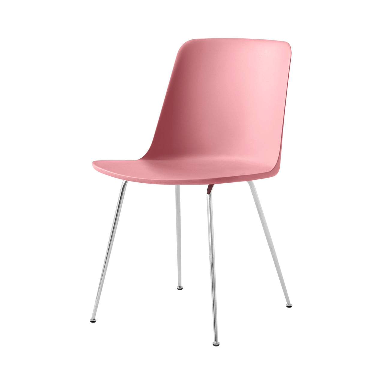 Rely Chair HW6: Set of 4 + Soft Pink + Chrome