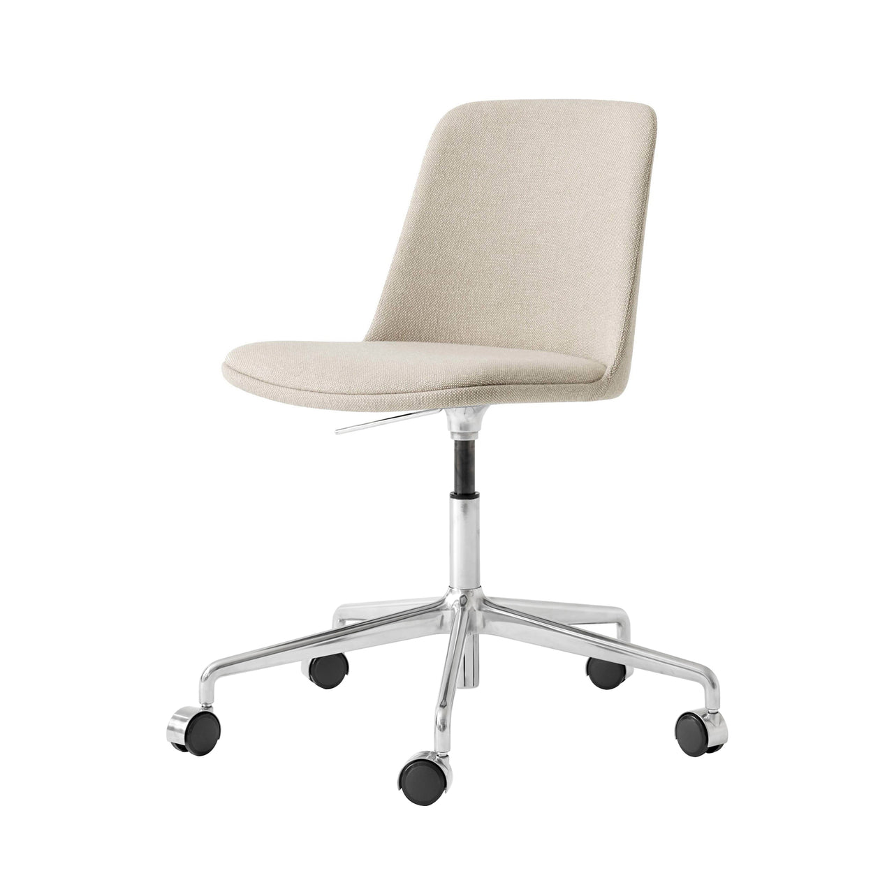 Rely Chair HW31: Polished Aluminum
