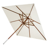 Messina Umbrella: Large + Square + Off-White