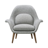Swoon Lounge Chair: Smoked Stained Lacquered Oak