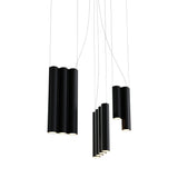 Silo 12 Suspension Lamp: Textured Black