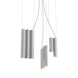 Silo 12 Suspension Lamp: Textured White
