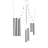 Silo 12 Suspension Lamp: Textured White