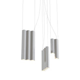 Silo 12 Suspension Lamp: Textured White