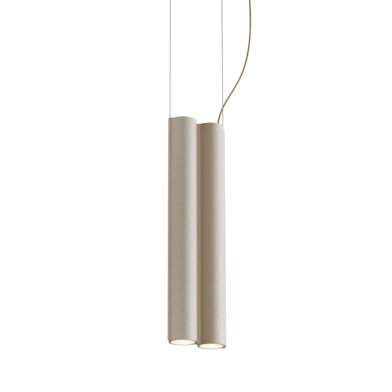 Silo 2SB Suspension Lamp: Beige