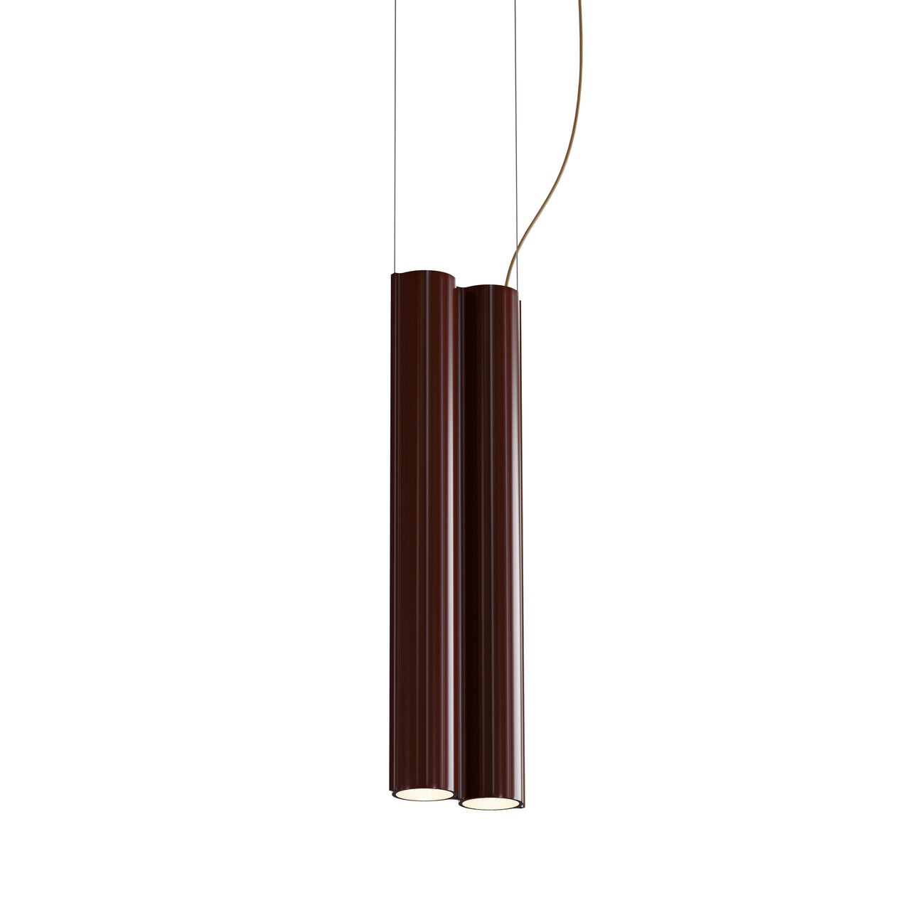 Silo 2SB Suspension Lamp: Oxblood