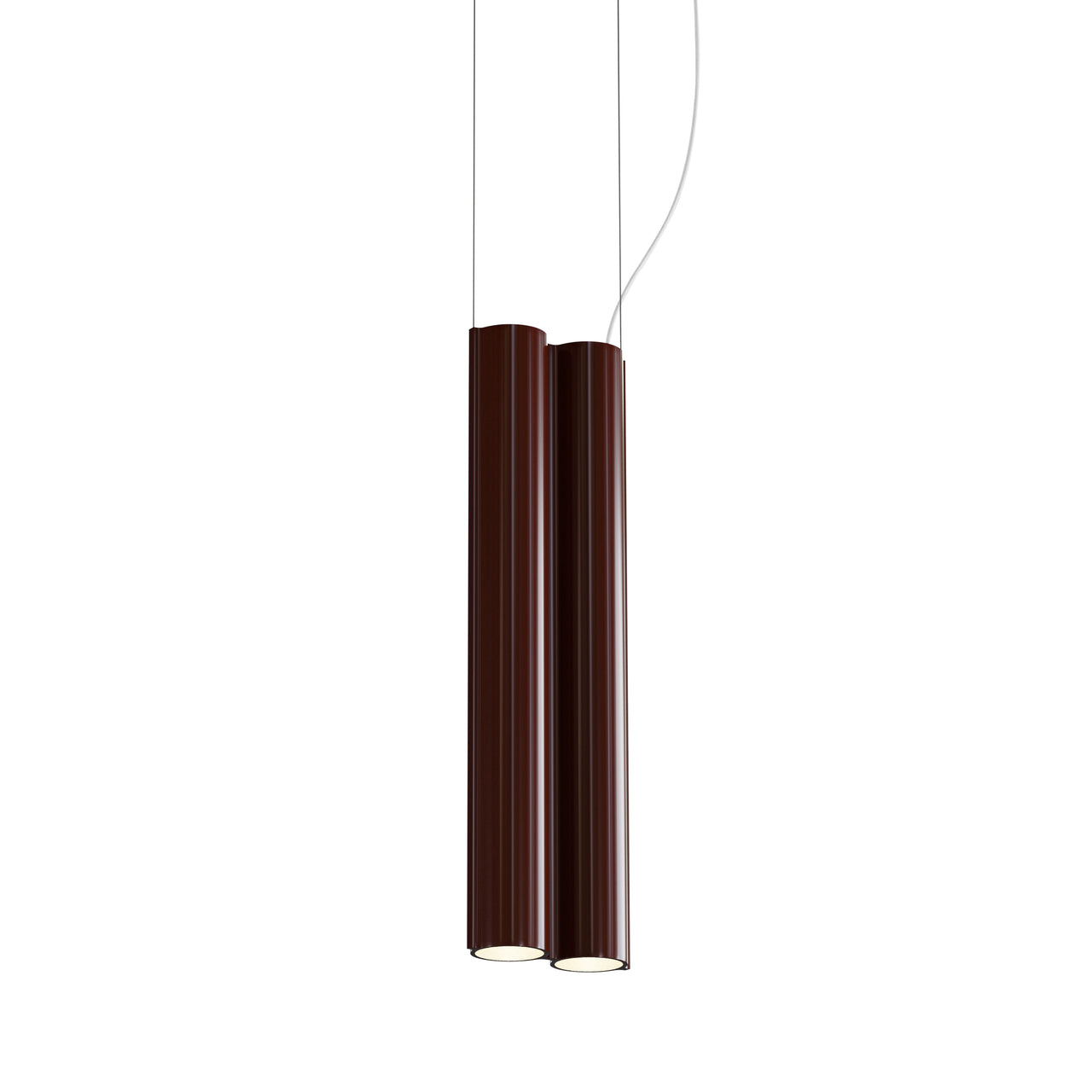 Silo 2SB Suspension Lamp: Oxblood