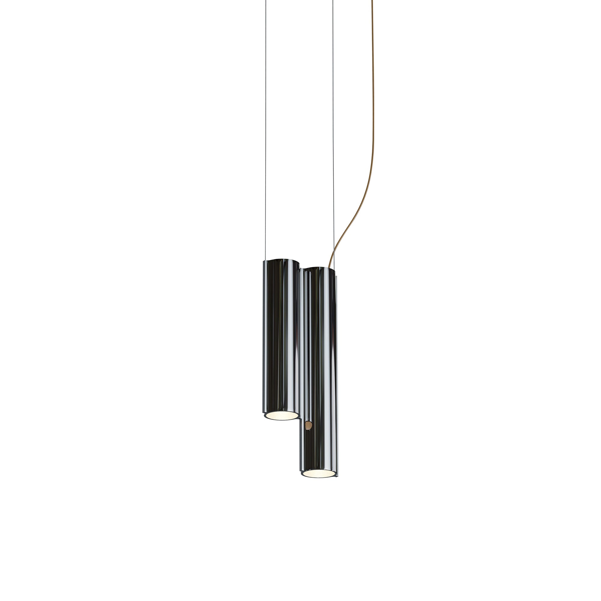 Silo 2SC Suspension Lamp: Mirror Polished Aluminum
